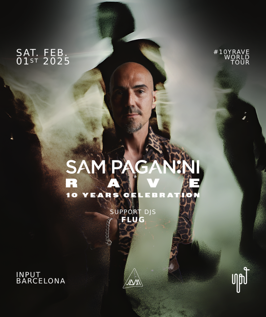 Sam Paganini pres RAVE 10 years celebration