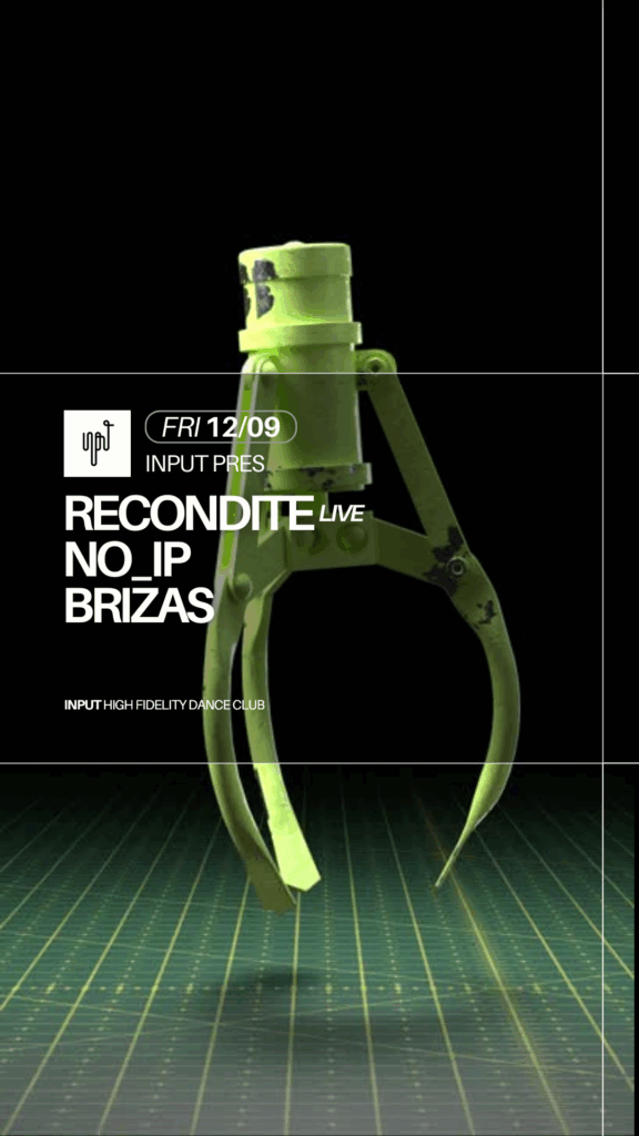 INPUT pres Recondite live