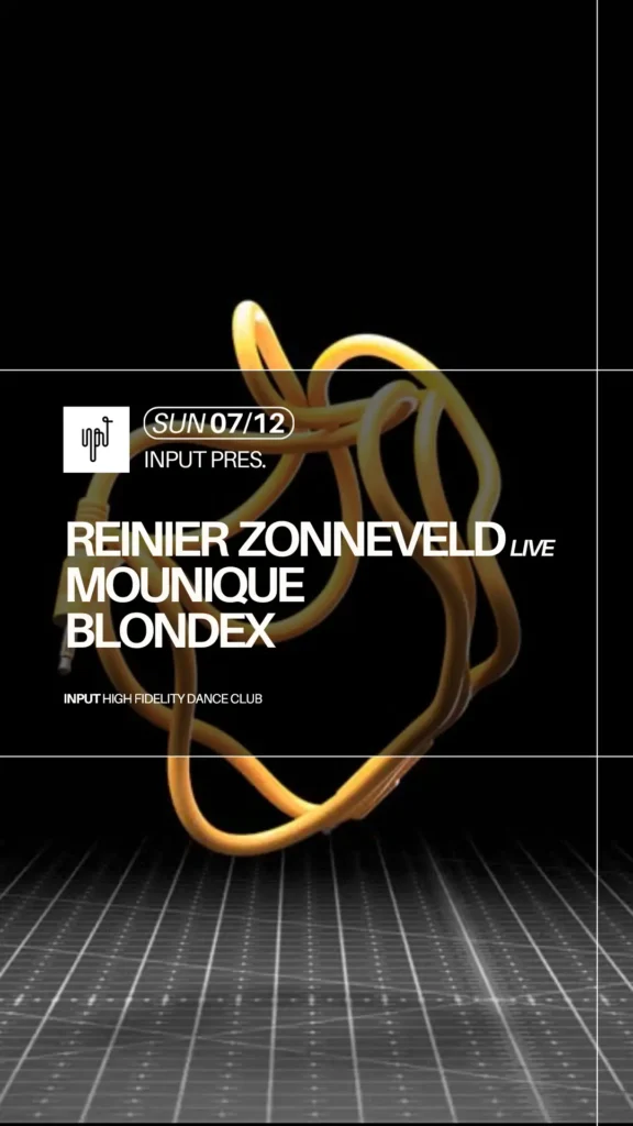 INPUT pres Reinier Zonneveld (live)